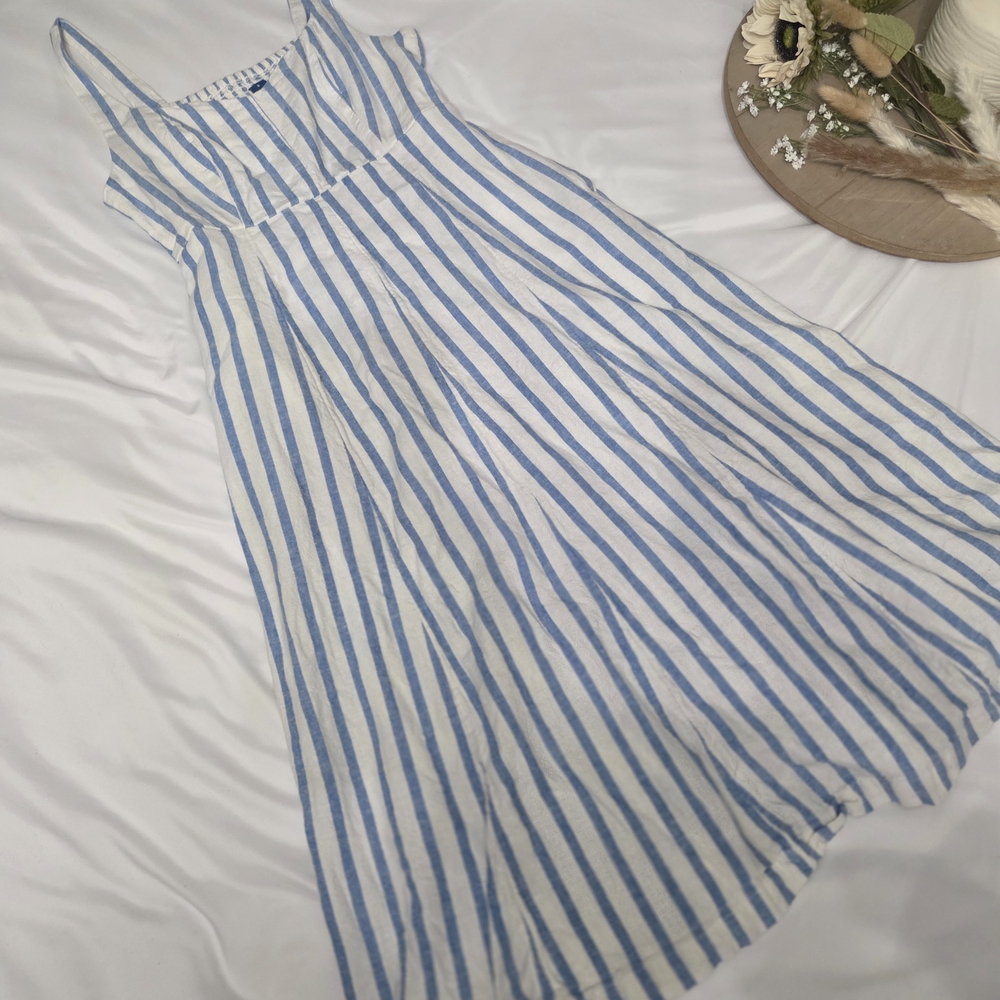 Old Navy Striped Blue and White Shirt